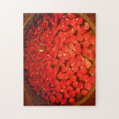 Blätter der Rose Puzzle (Vertikal)