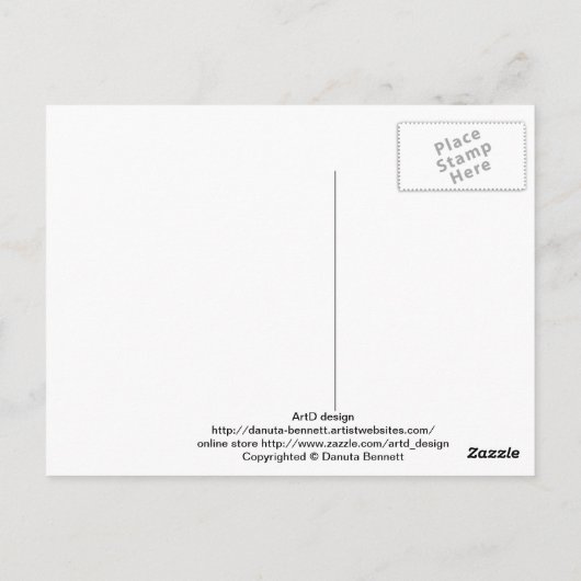 Blätter der rote Rose Postkarte (Rückseite)