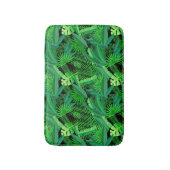 Blätter der tropischen Palmen Badematte (Vorderseite Vertikal)