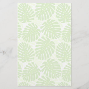 Blätter der tropischen Pflanze - Monstera Muster Briefpapier