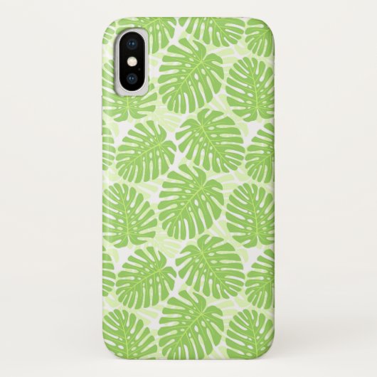 Blätter der tropischen Pflanze - Monstera Muster Case-Mate iPhone Hülle (Rückseite)