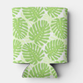 Blätter der tropischen Pflanze - Monstera-Muster Dosenkühler (Rückseite)