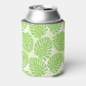 Blätter der tropischen Pflanze - Monstera-Muster Dosenkühler (Kanne Rückseite)