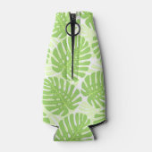 Blätter der tropischen Pflanze - Monstera-Muster Flaschenkühler (Rückseite)