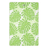 Blätter der tropischen Pflanze - Monstera Muster Mini Klemmbrett (Rückseite)