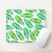 Blätter der Wasserfarbpalme Mousepad (Mit Mouse)