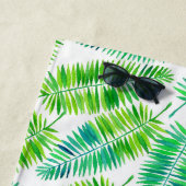 Blätter der Wasserfarbpalme Strandtuch (Beispiel)