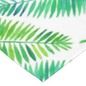 Blätter der Wasserfarbpalme Tischdecke (Schrägansicht)