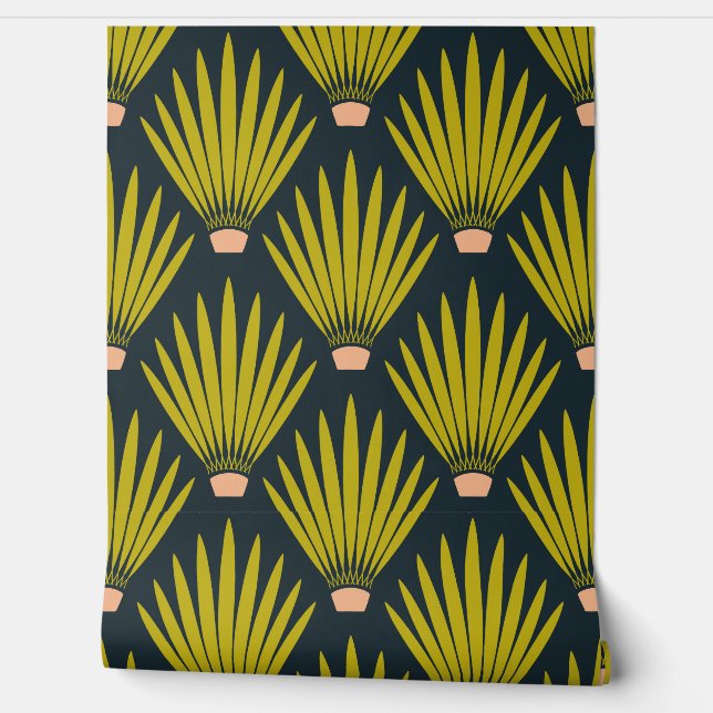 Blätter der Wüste Kaktus Palm im Südwesten von Boh Tapete (Abrollen)