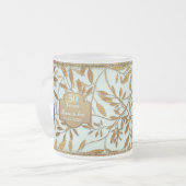 Blätter des 50. Geburtstages von Gold Mattglastasse (Vorderseite Links)