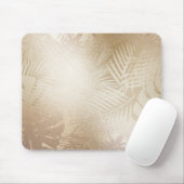 Blätter des Golden Shine Botanical Tropical Palm T Mousepad (Mit Mouse)