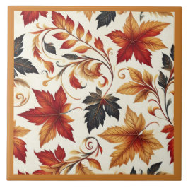 Blätter des Herbstes Fliese