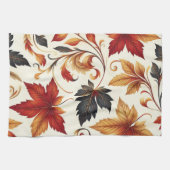 Blätter des Herbstes Geschirrtuch (Horizontal)