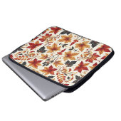 Blätter des Herbstes Laptopschutzhülle (Vorne Knopf)