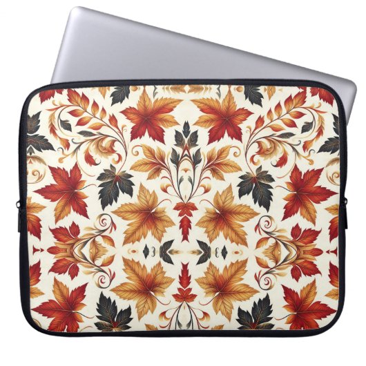 Blätter des Herbstes Laptopschutzhülle (Vorderseite)