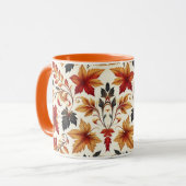 Blätter des Herbstes Tasse (Vorderseite Links)