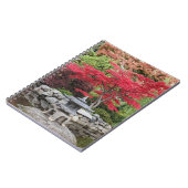 Blätter des japanischen Gartens Lantern und des Ro Notizblock (Linke Seite)