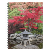 Blätter des japanischen Gartens Lantern und des Ro Notizblock (Vorderseite)