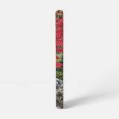 Blätter des japanischen Gartens Lantern und des Ro Samsung Galaxy Hülle (Linke Seite)