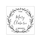 Blätter des modernen Individuellen Namens aus der Gummistempel (Prägung)