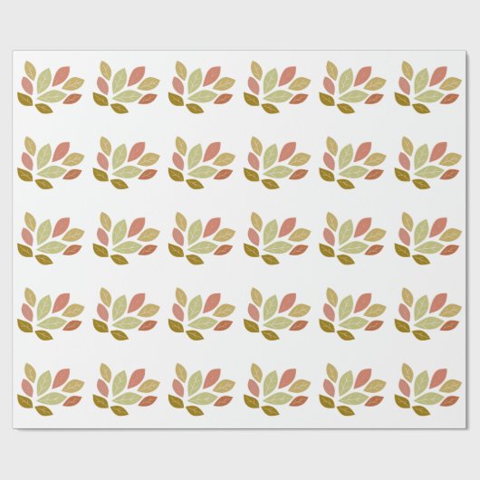 Blätter des Niedergangs ändern Geschenkpapier (Flach)