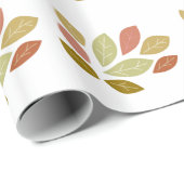 Blätter des Niedergangs ändern Geschenkpapier (Rolleneckpunkt)