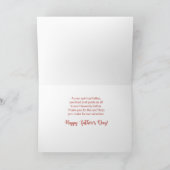 Blätter des Priestersegens Vatertag auf Sonnenaufg Karte (Innenseite)