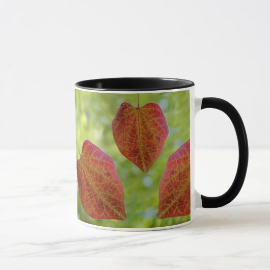 Blätter des Roten Herzens Tasse (Rechts)