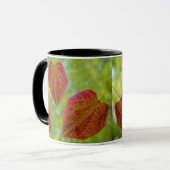 Blätter des Roten Herzens Tasse (Vorderseite Links)