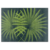 Blätter des tropischen Amazonas Schneidebrett (Vorderseite)