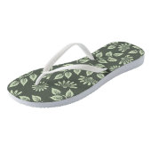 Blätter Design Liebhaber Flip Flops Badesandalen (Schrägansicht)