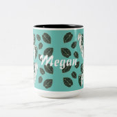 Blätter Dream Zweifarbige Tasse (Mittel)