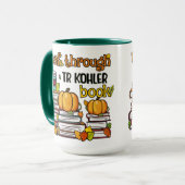 Blätter durch ein TR Kohler Buch Tasse (Vorderseite Links)