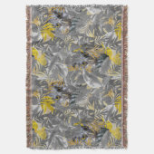 Blätter, durchgehend, grau, gelb, Blätter Decke (Vorderseite Vertikal)