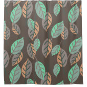 Blätter duschen Vorhang (Vorderseite)