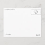 Blätter einer rote Rose unter dem Mikroskop Postkarte (Rückseite)