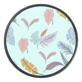 Blätter. Eishockey Puck (Vorderseite)