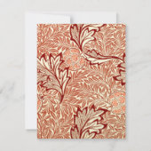 Blätter Erntedank Einladung (Rückseite)