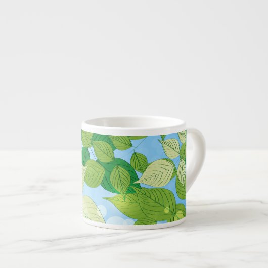 Blätter Espressotasse (Vorderseite Rechts)