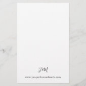 Blätter & Eukalyptus Gold Wedding MEDIUM Flyer (Hinten)