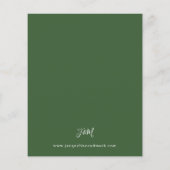 Blätter & Eukalyptus - Goldhochzeit - Grün (Rückseite)