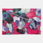 Blätter Eukalyptus wassercolor art Geschirrtuch (Horizontal)