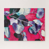 Blätter Eukalyptus wassercolor art Puzzle (Horizontal)