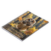 Blätter fallen, Autumns rufen Notizblock (Linke Seite)