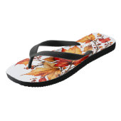 Blätter fallen badesandalen (Schrägansicht)