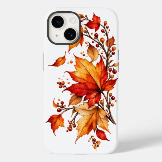 Blätter fallen Case-Mate iPhone hülle (Rückseite)