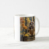 Blätter fallen, Herbst rufend Kaffeetasse (VorderseiteRechts)
