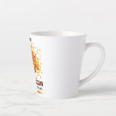 Blätter fallen, Herbst ruft - gemütlicher Fall Milchtasse (Rechts)