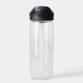 Blätter fallen, Herbst ruft - gemütlicher Fall Trinkflasche (Rückseite)