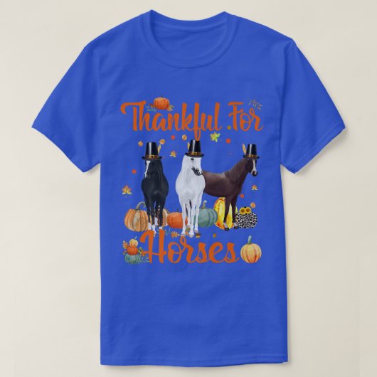 Blätter fallen Herbst ruft Pferde dank T-Shirt (Design vorne)
